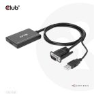 Club 3D Átalakító - CAC-1720 (USB-A & VGA to HDMI, M/F, 0.6m, 28AWG, Full HD 1080p)
