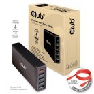 Club 3D Átalakító - CAC-1903 (5 port, 111W töltő, 4xUSB-A, 1xUSB-C PD)