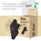Club 3D Hálózati Adapter - CAC-1935 (65W 2xUSB-C, PD3.1, túltöltés védelem, kicsi méret, fekete)