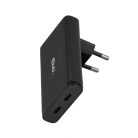 Club 3D Hálózati Adapter - CAC-1935 (65W 2xUSB-C, PD3.1, túltöltés védelem, kicsi méret, fekete)