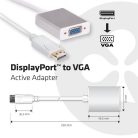 Club 3D Átalakító - CAC-2003 (DisplayPort to VGA, aktív, WUXGA, Plug&Play)
