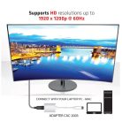 Club 3D Átalakító - CAC-2003 (DisplayPort to VGA, aktív, WUXGA, Plug&Play)
