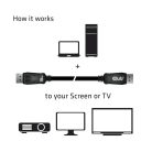 Club 3D Kábel - CAC-2067 (DisplayPort 1.4, HBR3, 8K60Hz, 1m, M/M, VESA minősítés)