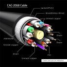 Club 3D Kábel - CAC-2068 (DisplayPort 1.4, M/M, 28AWG, HBR3, VESA tanúsítvánnyal, 8K60Hz, 2m)