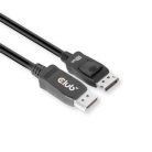Club 3D Kábel - CAC-2068 (DisplayPort 1.4, M/M, 28AWG, HBR3, VESA tanúsítvánnyal, 8K60Hz, 2m)