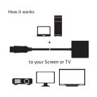 Club 3D Átalakító - CAC-2070 (DisplayPort 1.2 to HDMI 2.0, 4K60Hz UHD, Aktív, 3D támogatás)