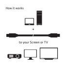 Club 3D Kábel - CAC-2161 (Mini DisplayPort 1.2 M/M, 4K60Hz, HBR2, 2m)