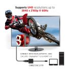 Club 3D Átalakító - CAC-2170 (Mini DisplayPort 1.2 to HDMI 2.0, 4K60Hz, UHD, 3D aktív átalakító)