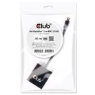 Club 3D Átalakító - CAC-2170 (Mini DisplayPort 1.2 to HDMI 2.0, 4K60Hz, UHD, 3D aktív átalakító)