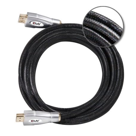 Club 3D Kábel - CAC-2312 (HDMI 2.0, 4K60Hz UHD, HDR, 5m, aranyozott, 18Gbps, Bidirectional)