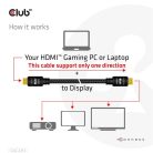 Club 3D Kábel - CAC-2313 (HDMI 2.0, 4K60Hz, M/M, 10m, RedMere, Uni-directional)