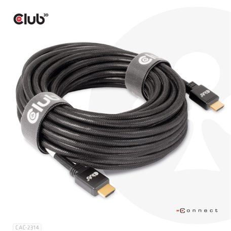 Club 3D Kábel - CAC-2314 (HDMI 2.0 4K60Hz RedMere, M/M, 15m, 18Gbps, UHD, AWG28)