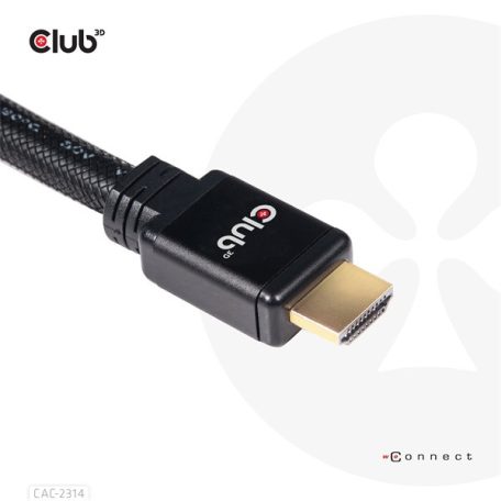 Club 3D Kábel - CAC-2314 (HDMI 2.0 4K60Hz RedMere, M/M, 15m, 18Gbps, UHD, AWG28)