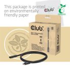 Club 3D Kábel - CAC-2502 (USB-C to USB-C, M/F, 40Gbps, 8K60Hz, 240W, DP 1.4 Alternate Mode, 1m)