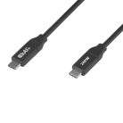 Club 3D Kábel - CAC-2506 (USB-C, PD3.1 240W, No Data, 4K60Hz, fekete, M/M, 2m)