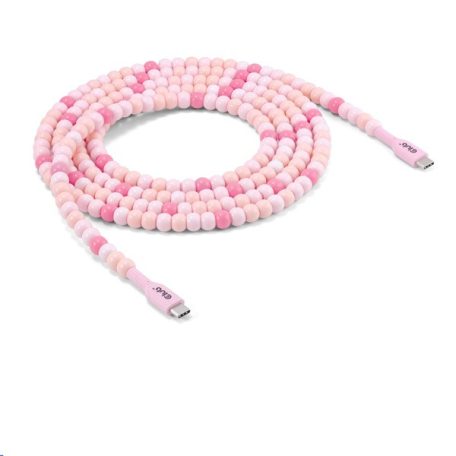 Club 3D Kábel - CAC-3010 (USB-C, PD 240W, 20Gbps, 4K60Hz, pink, M/M, 2m)