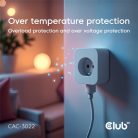 Club 3D Hálózati Adapter - CAC-3022 (2db/csomag, 30W USB-C, PD3.0, túltöltés védelem, kicsi méret, kék)