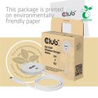 Club 3D Vezeték nélküli töltő - CAC-3026 (Qi2 25W Wireless, 1m, fehér)