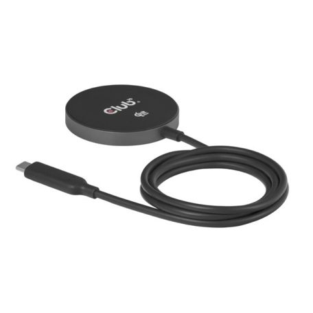 Club 3D Vezeték nélküli töltő - CAC-3027 (Qi2 25W Wireless, 1m, fekete)