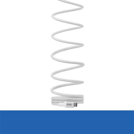 Club 3D Kábel - CAC-3032 (USB-C, Mágneses, PD3.1, 240W, 20Gbps, fehér, M/M, 2m)