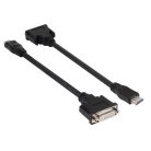 Club 3D Átalakító - CAC-HMD>DFD (HDMI MALE to DVI-D FEMALE, passzív, digitális jelekhez, nincs analóg)