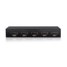 Club 3D Switch - CSV-1370 (HDMI 2.0, 4K60HZ, 4 Port, IR távvezérlővel)