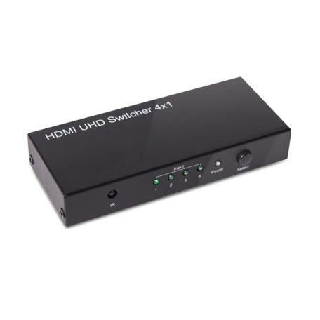 Club 3D Switch - CSV-1370 (HDMI 2.0, 4K60HZ, 4 Port, IR távvezérlővel)