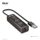 Club 3D USB Hub - CSV-1430A (3.2 USB-A to 3xUSB-A, RJ45)