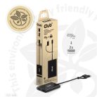 Club 3D Video Splitter - CSV-1478 (4K60HZ, 3.2 USB-C (USB-A adapterrel) to 2xDisplayPort)
