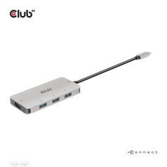Club 3D USB Hub - CSV-1547 (USB-C Gen 2 to 4xUSB-A 10 Gbps)