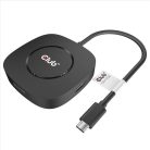 Club 3D MST Hub - CSV-1550 (3.2 USB-C Gen 1 to 3x Displayport, Alternate Mode, 4K60Hz, HDR)