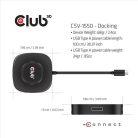 Club 3D MST Hub - CSV-1550 (3.2 USB-C Gen 1 to 3x Displayport, Alternate Mode, 4K60Hz, HDR)