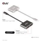 Club 3D MST Hub - CSV-1552 (3.2 USB-C Gen 1 to DisplayPort, HDMI, 4k60Hz)