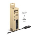 Club 3D MST Hub - CSV-1553 (3.2 USB-C to 3x DisplayPort, DP Alt-Mode, 4k60Hz)