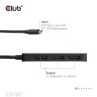 Club 3D MST Hub - CSV-1553 (3.2 USB-C to 3x DisplayPort, DP Alt-Mode, 4k60Hz)