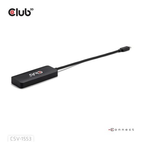 Club 3D MST Hub - CSV-1553 (3.2 USB-C to 3x DisplayPort, DP Alt-Mode, 4k60Hz)
