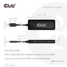Club 3D MST Hub - CSV-1554 (3.2 USB-C to 3x HDMI, 4k60Hz)