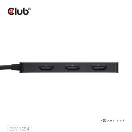 Club 3D MST Hub - CSV-1554 (3.2 USB-C to 3x HDMI, 4k60Hz)