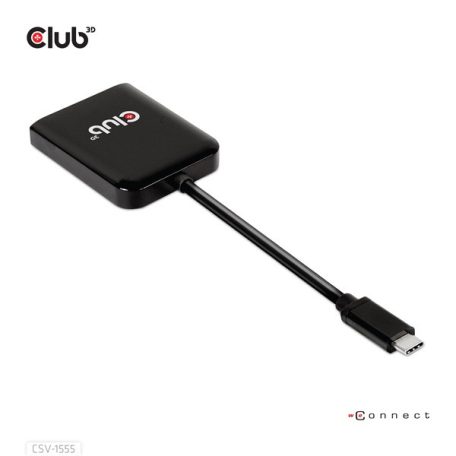 Club 3D MST Hub - CSV-1555 (3.2 USB-C to 2x DisplayPort, 4k60Hz)
