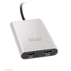   Club 3D Video Splitter - CSV-1574 (Thunderbolt 3 to Dual HDMI 2.0, 4K60Hz)