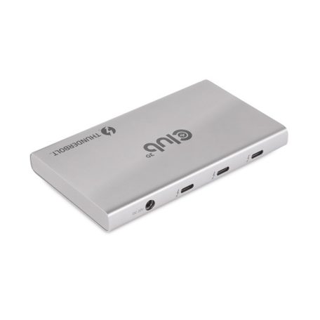 Club 3D USB Hub - CSV-1580 (Thunderbolt 4 to 3x Thunderbolt 4, 1x USB Gen2 Type-A, 100W DC, Max. 10Gbps)