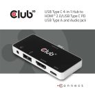 Club 3D USB Hub - CSV-1591 (3.1 USB-C Gen 1 to HDMI, 2.0 USB-A, USB-C 100W, 3,5 Jack, 4k60Hz)