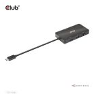Club 3D USB Hub - CSV-1598 (USB-C Gen 2 to 2xDisplayPort, 2xUSB-A Gen 2, 2xUSB-C Gen 2, RJ45, 4k60Hz)