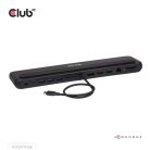 Club 3D Notebook Dokkoló - CSV-2541 (USB-C to 4xUSB-C, 2xUSB-A, 2xHDMI, 2xDP, RJ45, SD/MicroSD, 100W PD, 4K60hz)