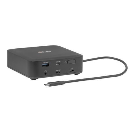 Club 3D Notebook Dokkoló - CSV-2542 (USB-C to 2x Displayport 8K60Hz + 2x HDMI™ 4K60Hz PD3.0 100Watt Ethernet 2.5G)