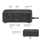 Club 3D Notebook Dokkoló - CSV-2542 (USB-C to 2x Displayport 8K60Hz + 2x HDMI™ 4K60Hz PD3.0 100Watt Ethernet 2.5G)