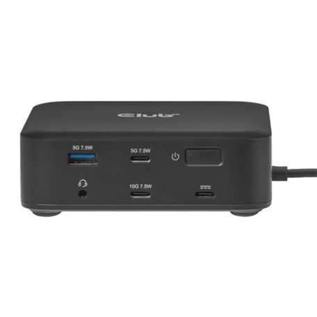 Club 3D Notebook Dokkoló - CSV-2542 (USB-C to 2x Displayport 8K60Hz + 2x HDMI™ 4K60Hz PD3.0 100Watt Ethernet 2.5G)