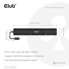Club 3D USB Hub - CSV-2550 (USB-C to 3xUSB-C, 3xUSB-A, RJ45, SD/MicroSD, 140W PD, HDMI, 8K30hz)