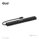 Club 3D USB Hub - CSV-2550 (USB-C to 3xUSB-C, 3xUSB-A, RJ45, SD/MicroSD, 140W PD, HDMI, 8K30hz)