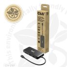 Club 3D USB Hub - CSV-2551 (USB-C to USB-C, 2xUSB-A, RJ45, SD/MicroSD, 100W PD, HDMI, DP, 8K30hz)